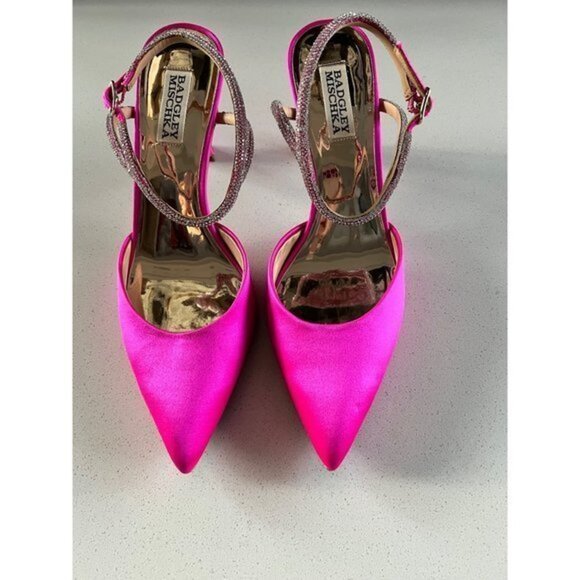 Badgley Mischka pink Kamilah Pointed Toe Size 8 - Picture 4 of 11